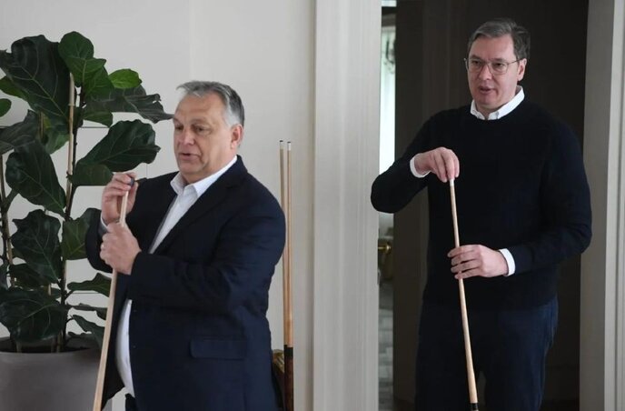 Orbán Viktor és Aleksandar Vučić (Fotó: Facebook/orbanviktor)