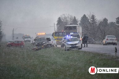 Borzalmasak voltak a látási viszonyok (Molnár Edvárd felvétele)