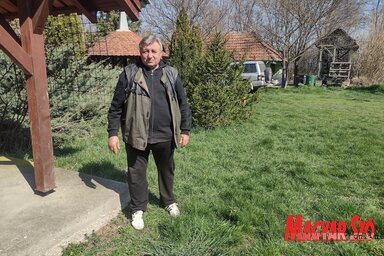 Tűri Tibor, az egyházaskéri Őzbak Vadászegyesület elnöke (Fotó: Balázs Andrea)