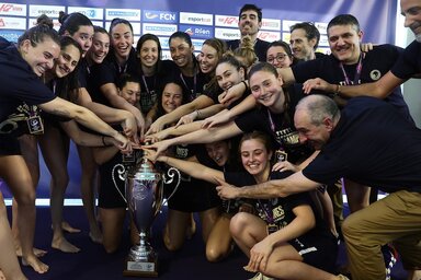 A Sabadellnek ez a hatodik BL-trófeája (Fotó: Total Waterpolo)