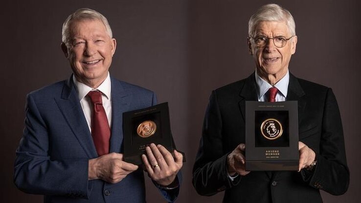 Sir Alex Ferguson és Arsène Wenger (Fotó: skysports.com)