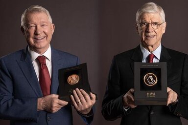 Sir Alex Ferguson és Arsène Wenger (Fotó: skysports.com)