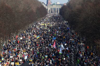 Tavaly is szerveztek hasonló, háborúellenes megmozdulásokat (Fotó: Képernyőfelvétel)