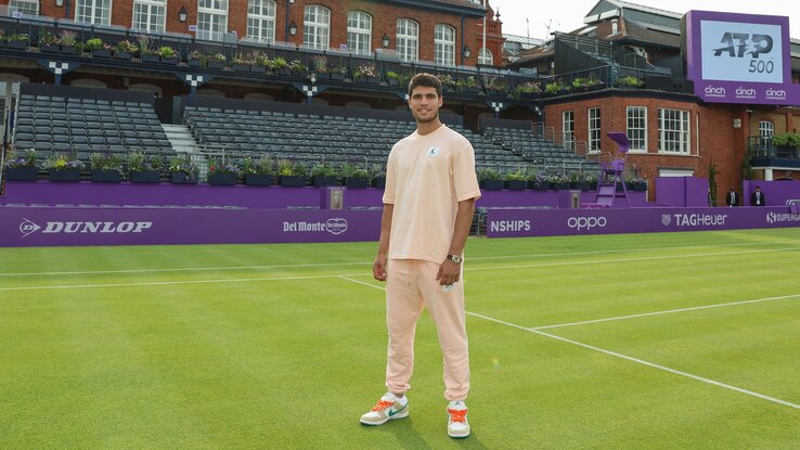 Alcaraz állítólag teljesen felépülten és kipihenten vág neki a Queen’s tornájának (Fotó: tennis.com)