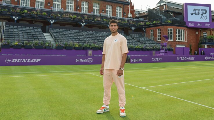 Alcaraz állítólag teljesen felépülten és kipihenten vág neki a Queen’s tornájának (Fotó: tennis.com) Alcaraz állítólag teljesen felépülten és kipihenten vág neki a Queen’s tornájának (Fotó: tennis.com)