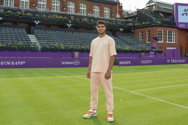 Alcaraz állítólag teljesen felépülten és kipihenten vág neki a Queen’s tornájának (Fotó: tennis.com)