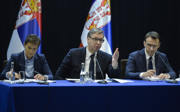 Aleksandar Vučić Raškában (Fotó: Tanjug/Rade Prelić) Aleksandar Vučić Raškában (Fotó: Tanjug/Rade Prelić)