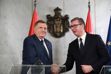 A boszniai szerb entitás még nagyobb anyagi támogatást remél Belgrádtól – szűrhető le Dodik és Vučić tárgyalásaiból (Fotó: Beta)