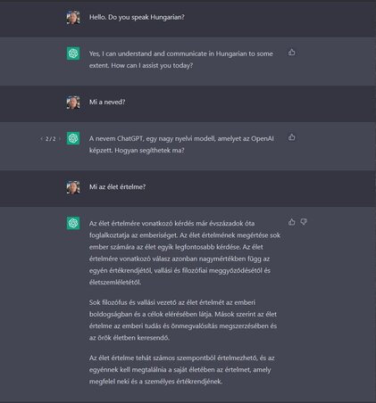 A ChatGPT-nek az élet értelmére adott magyarázata A ChatGPT-nek az élet értelmére adott magyarázata