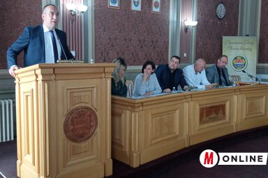 Ismét Vuk Radojević Óbecse község polgármestere (Fotó: Kancsár Izabella felvétele)