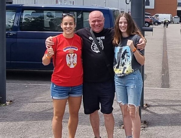 Balról jobbra: Kéri Valentina, Halász Mihály és Sara Pejanović Budapesten (Fotó: Zenta Budoklub) Balról jobbra: Kéri Valentina, Halász Mihály és Sara Pejanović Budapesten (Fotó: Zenta Budoklub)