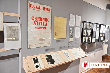 Május 19-éig, a múzeumi hét utolsó napjáig látogatható a Csernik Attila-kiállítás Topolyán (Ótos András felvétele)
