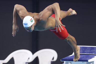 Szebi ezúttal is remekül kapta el a rajtot (Fotó: MTI)