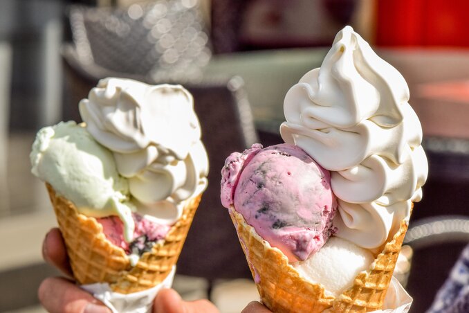 A cukortartalom nemcsak a fagylalt ízét, hanem az állagát is befolyásolja (Forrás: Pixabay)
