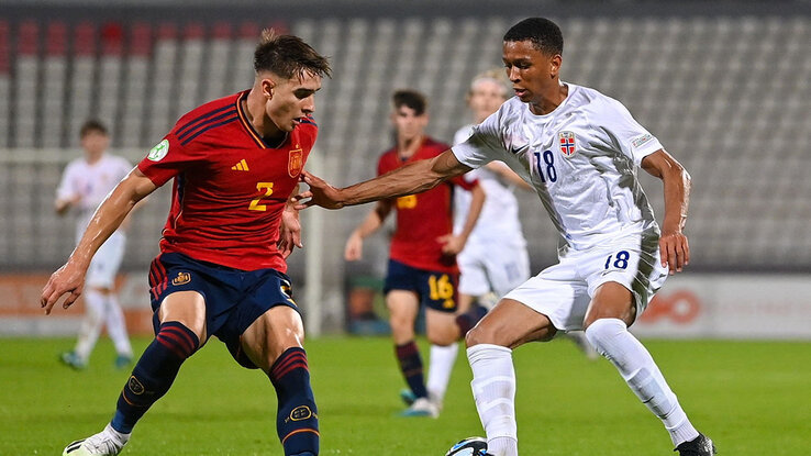 A spanyol–norvég meccs döntetlenje mindkét félnek megfelelt (Fotó: EliteScholars/SportsFile)
