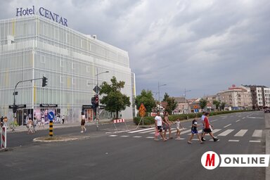 Mától újabb forgalomkorlátozás lép életbe az Uspenska utcában (Fotó: Szeli Balázs felvétele)