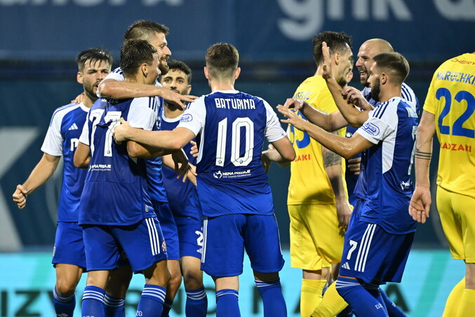 A Dinamo játékosai már az első mérkőzés után megnyugodhattak (Fotó: zagreb.info/Goran Mehkek/CROPIX) A Dinamo játékosai már az első mérkőzés után megnyugodhattak (Fotó: zagreb.info/Goran Mehkek/CROPIX)