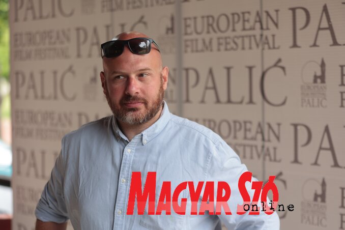 Prikler Mátyás a palicsi filmfesztiválon (Fotó: palicsi filmfesztivál, Damir Vujković)