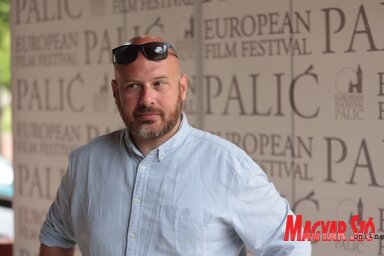 Prikler Mátyás a palicsi filmfesztiválon (Fotó: palicsi filmfesztivál, Damir Vujković)