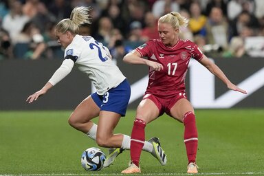 A dán lányok a korai kapituláció után keményen küzdöttek a pontszerzésért (Fotó: Beta/AP)