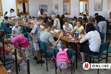 Igen sok gyerek vesz részt a Nagykunsági Alkotótáborban (Lakatos János felvétele)