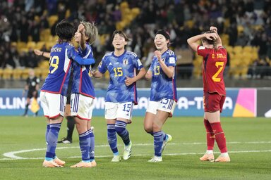 Fogták a fejüket a spanyol lányok, erre ők sem számítottak (Fotó: Beta/AP)