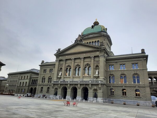 A Szövetségi Parlament épülete A Szövetségi Parlament épülete