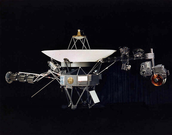 A Voyager-űrszonda egy NASA által kiadott képen (Fotó: NASA/AFP) A Voyager-űrszonda egy NASA által kiadott képen (Fotó: NASA/AFP)