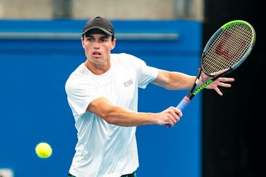 Christopher O’Connell a második játszmában nem adta olcsón a bőrét (Fotó: Tennis Australia)