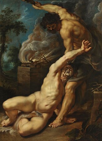 Peter Paul Rubens: Káin megölé Ábelt (https://open.smk.dk/)