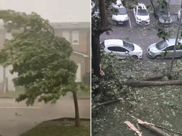 A vihar Horvátország-szerte is károkat okozott (Fotó: Facebook via Jutarnji list) A vihar Horvátország-szerte is károkat okozott (Fotó: Facebook via Jutarnji list)