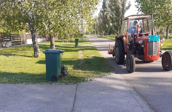 Bácskossuthfalváról a tavasszal indult a szemételszállítás (archív felvétel)