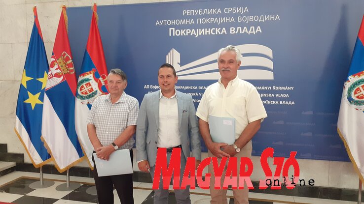 Dobai János, Ótott Róbert és Nagy Miklós (Fotó: Dancsó Áron) Dobai János, Ótott Róbert és Nagy Miklós (Fotó: Dancsó Áron)