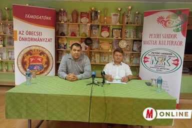 Kiss Igor és dr. Molnár Viktor a sajtótájékoztatón (Fotó: Kancsár Izabella)
