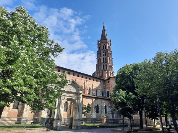 A Saint-Sernin román stílusú tornya