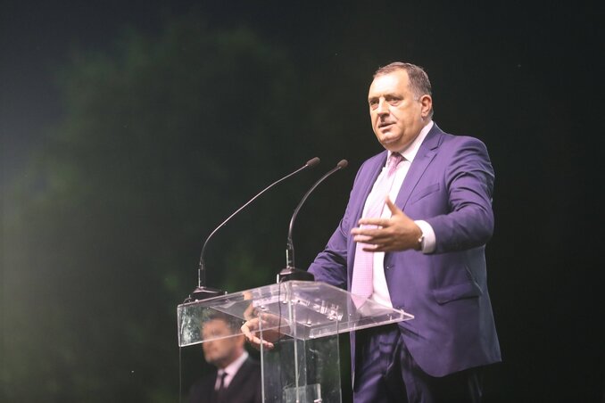 Dodik szerint az első és legfontosabb cél a szerbek lakta koszovói községek integrálása Szerbiába (Fotó: Beta)