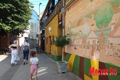 A belvárosi Laza Telečki, ma bulizós hangulatú utca (Fotó: Dávid Csilla felvétele)