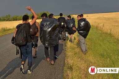 Migránsok, archív felvétel (Fotó: Gergely József)