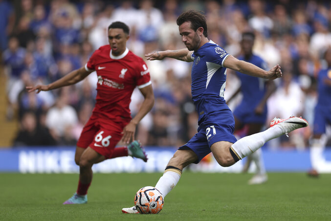 Nem bírt el egymással a Chelsea és a Liverpool (Fotó: Beta/AP)