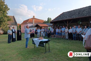 Nagy Tibor méltatja Szent István életművét (Kazinczy Paszterkó Diana felvétele)