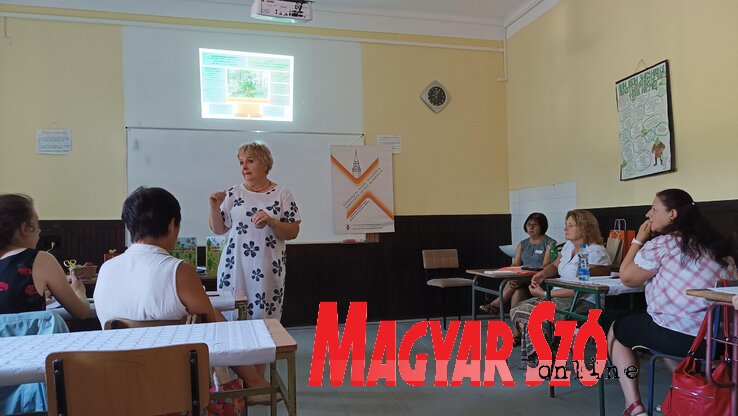 Dr. Molnár Katalin egyetemi docens előadása (Fotó: Dér Dianna) Dr. Molnár Katalin egyetemi docens előadása (Fotó: Dér Dianna)