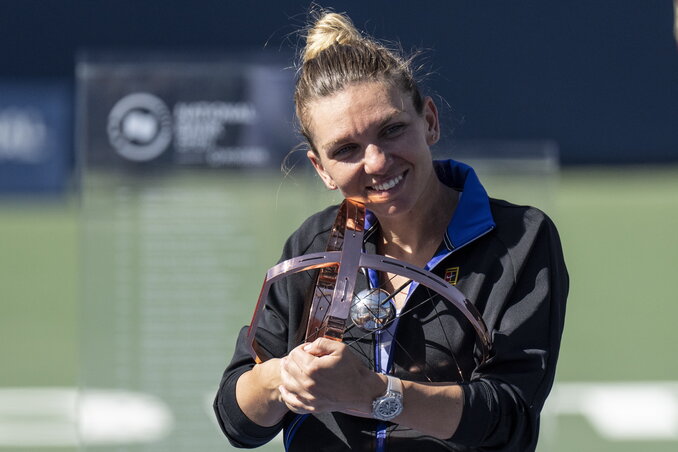 Simona Halep újra mosolyog (Fotó: Beta/AP)