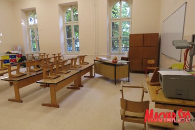 A tantermek már készen állnak a tanévkezdésre (Csincsik Zsolt felvétele)