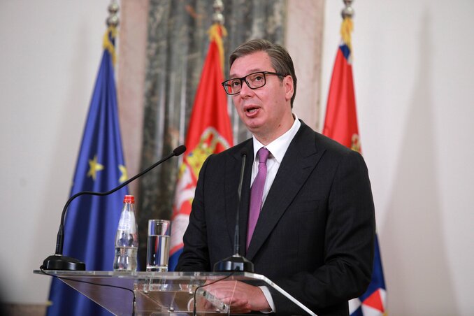 Aleksandar Vučić: Szeptember 1-jétől újabb problémákkal szembesülünk, nincs még megoldás a koszovói rendszámtáblákkal kapcsolatban (Fotó: Beta) Aleksandar Vučić: Szeptember 1-jétől újabb problémákkal szembesülünk, nincs még megoldás a koszovói rendszámtáblákkal kapcsolatban (Fotó: Beta)