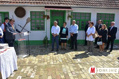 A székház egyben tájház is Tiszaszentmiklóson (Fotó: Gergely József felvétele)