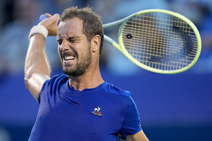 Richard Gasquet következő ellenfele Rafael Nadal lesz (Fotó: Beta/AP)