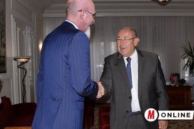 Pásztor István fogadja Luca Gorit (Dávid Csilla felvétele)