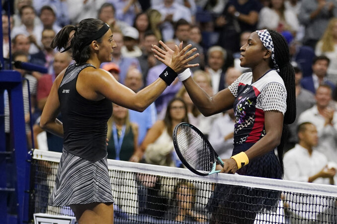 Garcia nem sokat bajlódott a rengeteg önhibát vétett Gauff ellen (Fotó: Beta/AP) Garcia nem sokat bajlódott a rengeteg önhibát vétett Gauff ellen (Fotó: Beta/AP)
