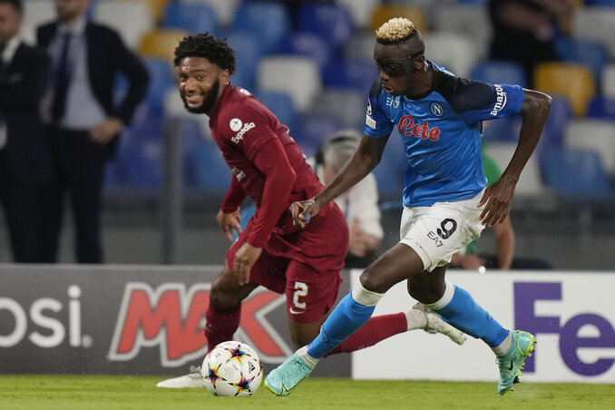 A Napoli váratlanul nagy verést adott a Liverpoolnak (Fotó: Beta/AP)