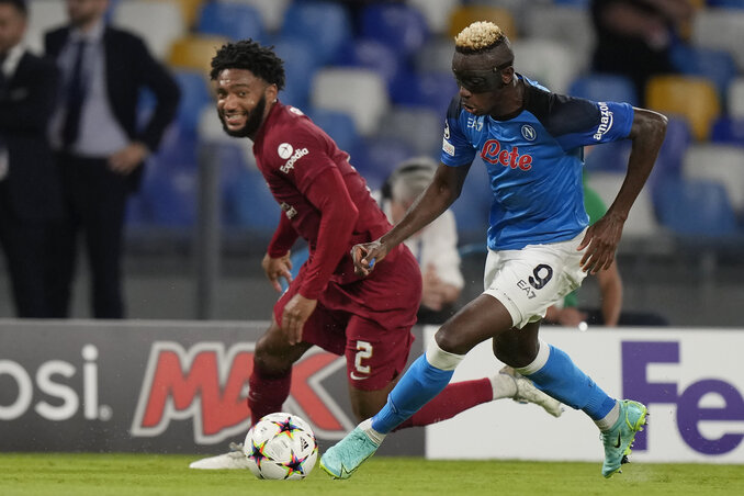 A Napoli váratlanul nagy verést adott a Liverpoolnak (Fotó: Beta/AP) A Napoli váratlanul nagy verést adott a Liverpoolnak (Fotó: Beta/AP)